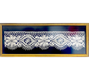 Puntilla de encaje de bolillo